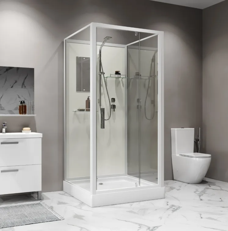 Душ.каб. Niagara Standart ST80/15Q/BK низкий поддон (800х800х2000) Без крыши