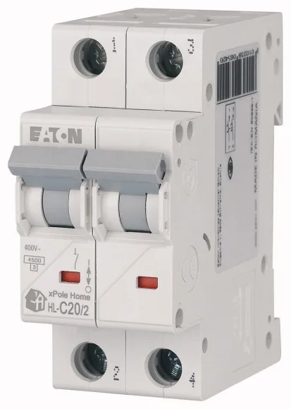 Выключатель автоматический 2п C 20A HL EATON (6шт/уп)
