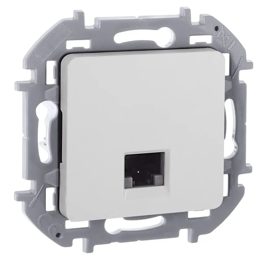 Розетка компьютерная RJ45 кат.5E UTP Белый IEK Inspiria (Legrand)