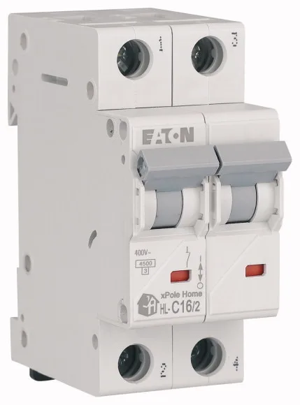 Выключатель автоматический 2п C 16A HL EATON (6шт/уп)