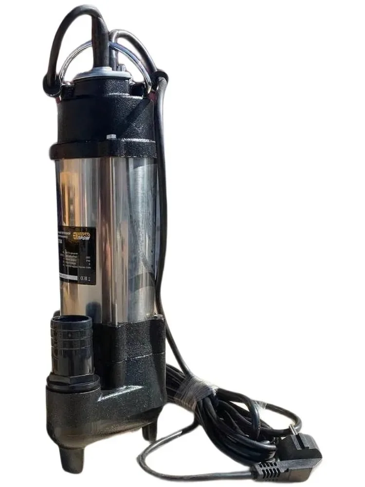 Насос фекальный Энергопром NF-450/10A корпус чугун + нерж., с ножом (0,450кВт/180л.м/8м)