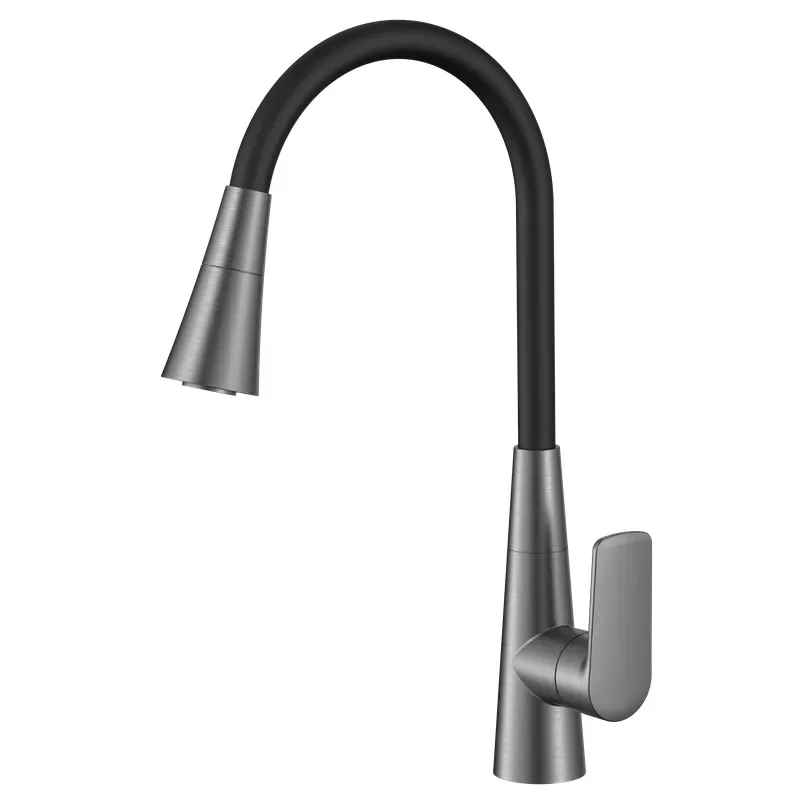 Смеситель д/кухни MIXXUS PREMIUM MATIS 011-T (NUT) GRAPHITE REFL.BLAC (10шт/ящ)