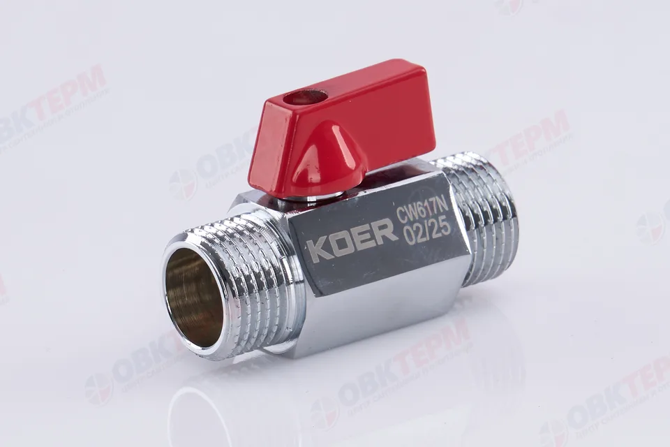 Кран шаровый       мини     1/2" нн          (160шт/ 1ящ)       KOER