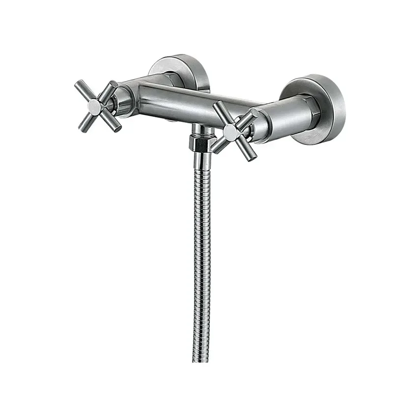 Смеситель д/душа буксовый MIXXUS DVE-003 нерж/сталь (12 шт/ящ) РАСПРОДАЖА