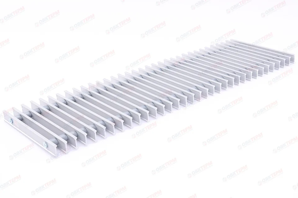 Рулонная решетка KVZ    200-2000 TEHNO черная матовая RAL 9005