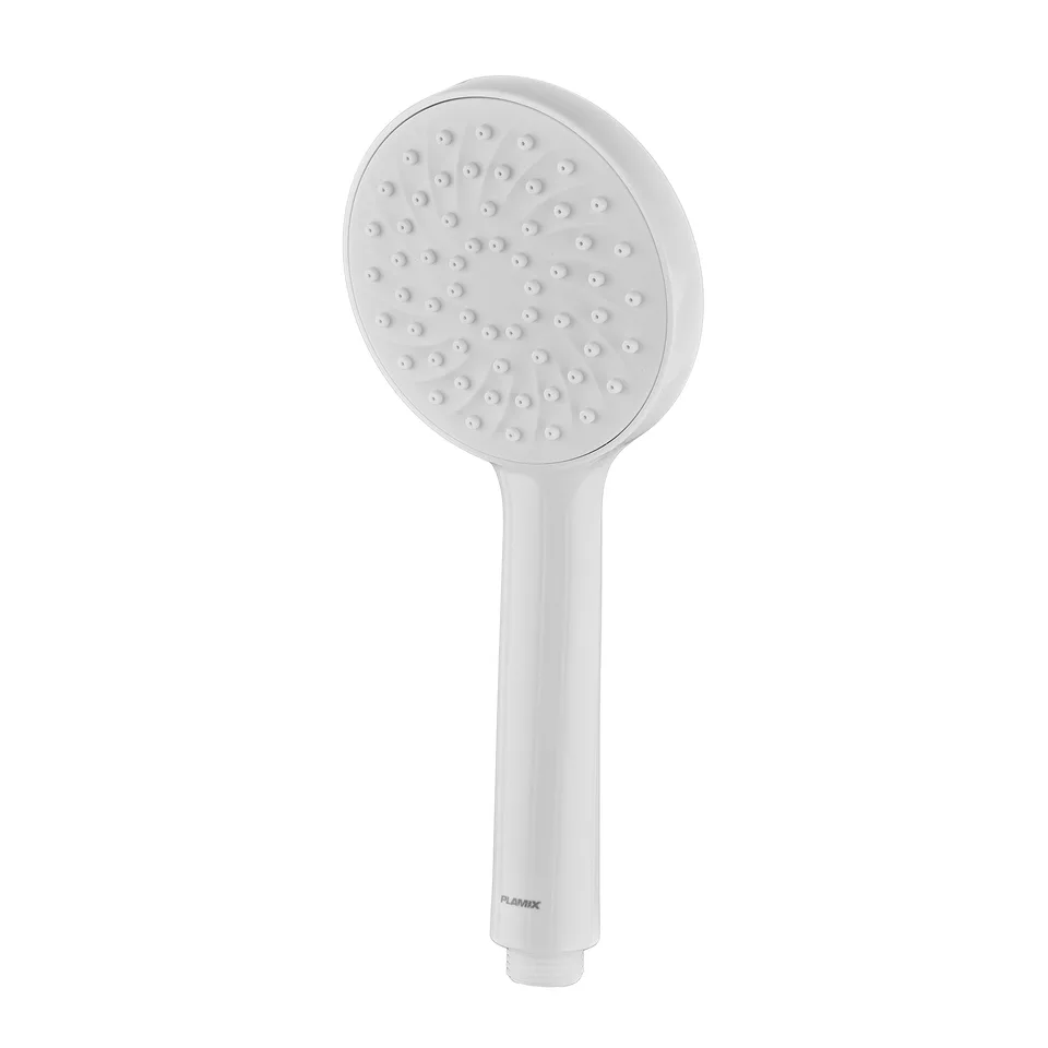Лейка д/душа ручная PLAMIX SH-01 WHITE (1 режим) (50шт/ящ)