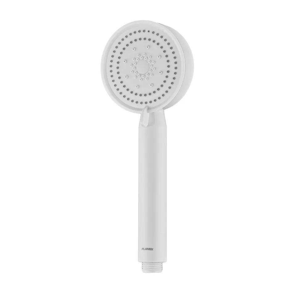 Лейка д/душа ручная PLAMIX SH-02 WHITE (5 режим) (50шт/ящ)