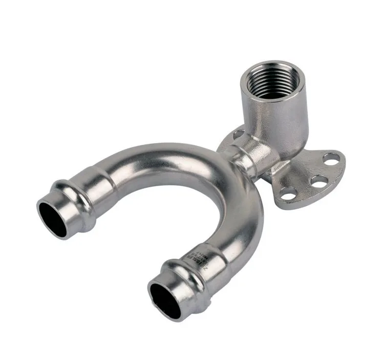 Угол пресс из нерж.ст. установочный проходной 15 х 1/2"В ZEISSLER (24/1)