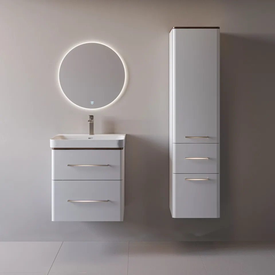 Тумба подвесная EvaGold  60 "Перл 60" белый (ум. Мирра 60)