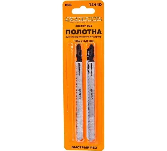 Полотно по дереву для электролобзика 125мм*4,0мм SANTOOL