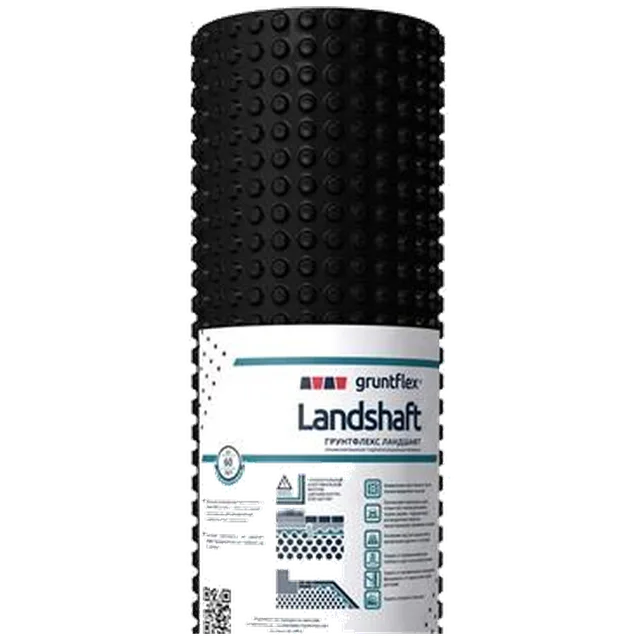 Геомембрана профилированная Gruntflex Landshaft 400 (2*20)
