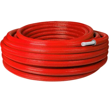 Труба EVOH PE-Xa в изоляции 16х2,2х 6, (100м) красная, RTP