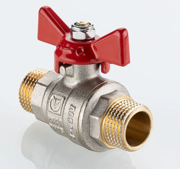 Кран шаровый        Valtec      1/2" НН     бабочка  BASE ГОСТ (192/12)