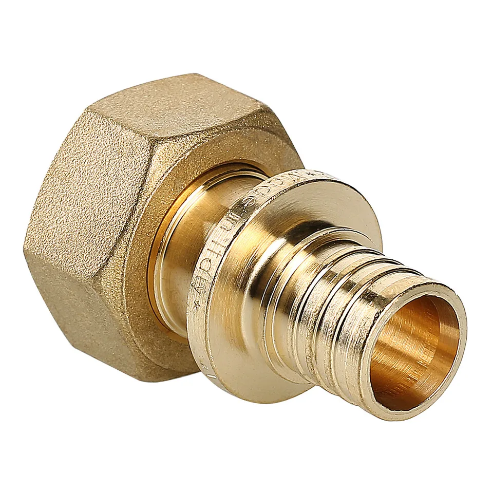 Соединитель надвижной накидной гайкой  20(2,8) х 1/2"В   VALTEC  (200/5)
