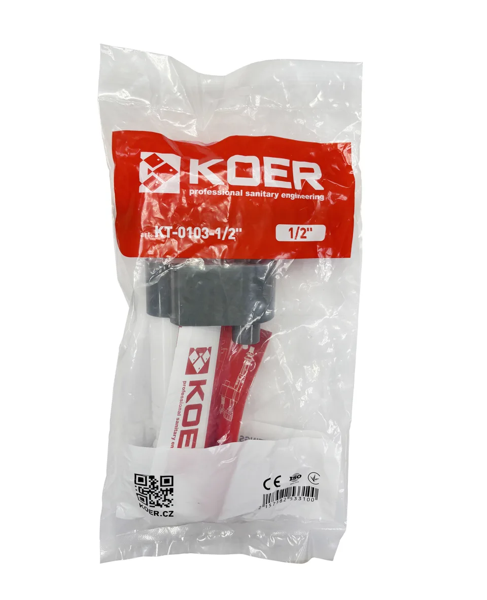 Клапан впуска KOER боковое подк.латунь.резьба  KT-0107-3/8" (1шт/30ящик)