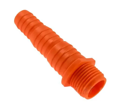 Штуцер пластиковый     1/2" наружняя резьба   -    5/8" *  1/2" *   3/4"  шланг (1000/50шт)