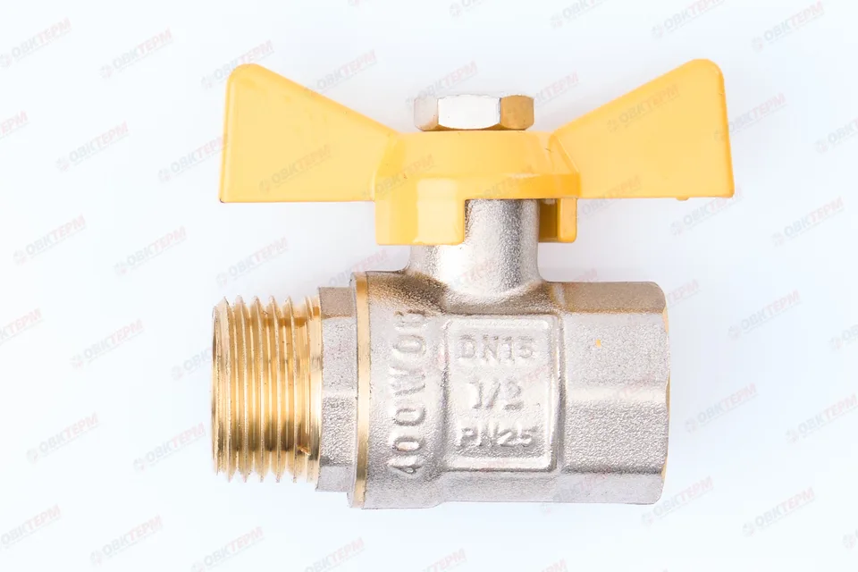 Кран шаровый     ТСМ      1/2" ВН бабочка  ГАЗОВЫЙ      (240/24)