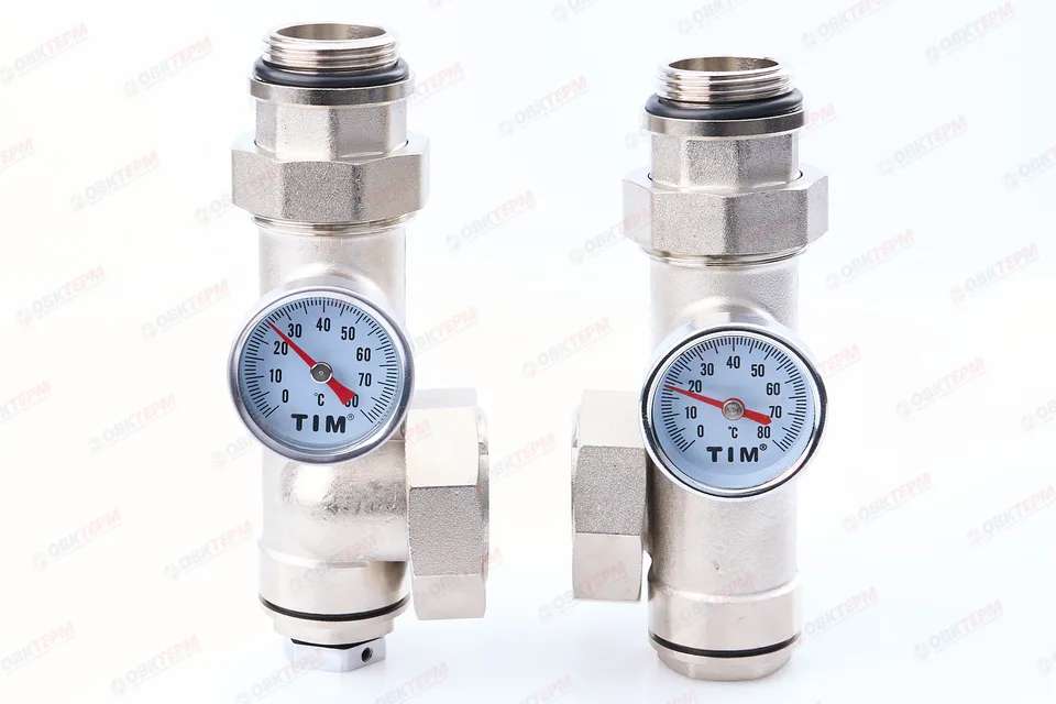 Комплект для подключения насоса  1" (пара, верх+низ)  (М317-4)  TIM   (1шт/10ящ)