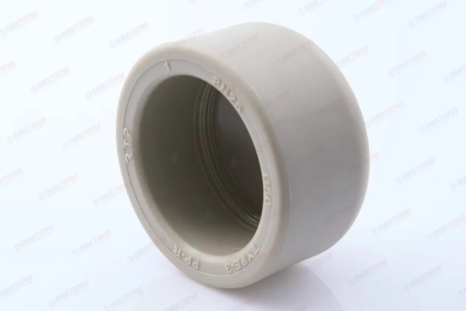 Заглушка 50 СЕРАЯ PP-R (RTP) (72/18)