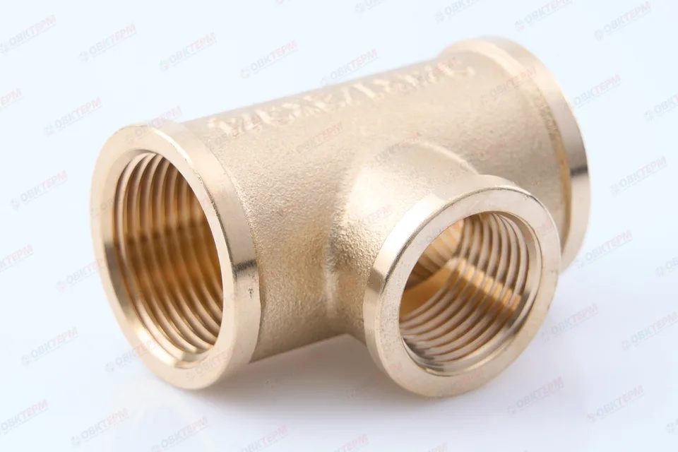 Тройник 3/4" - 1/2" - 3/4" ввв TIM (70/10шт)