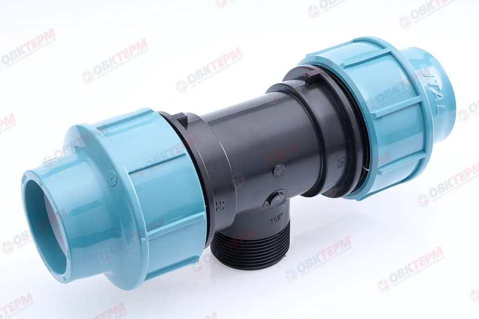 Тройник   50 * 1 1/2"н * 50   ПНД  ИТАЛ/STR      (27шт)