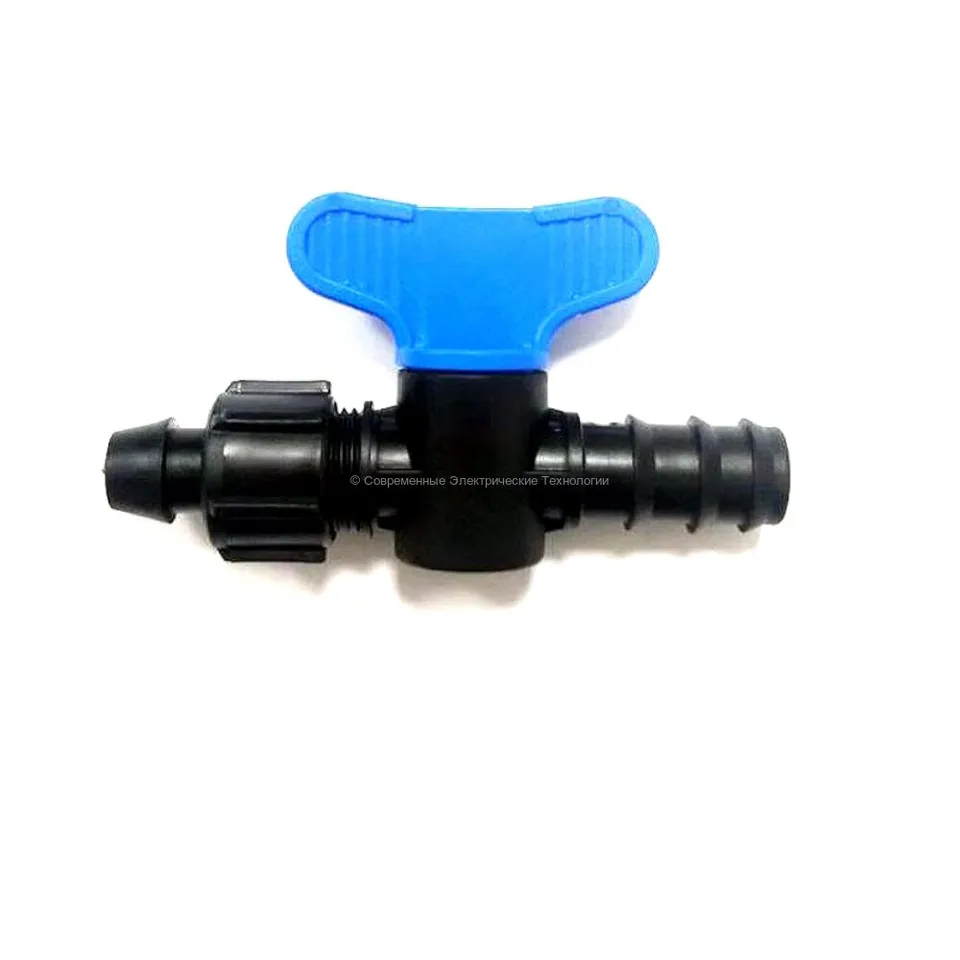 Кран стартовый с поджимом для многолетней трубки  (OV0516G)     GREEN HELPER   (50 шт)