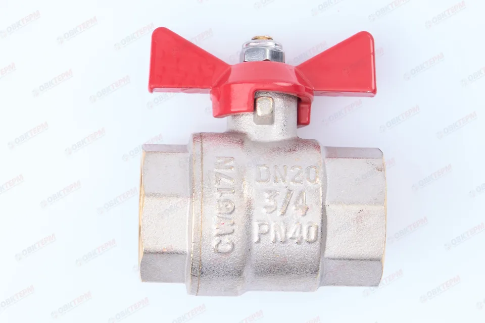 Кран шаровый Valtec 3/4" ВВ бабочка (14/126)