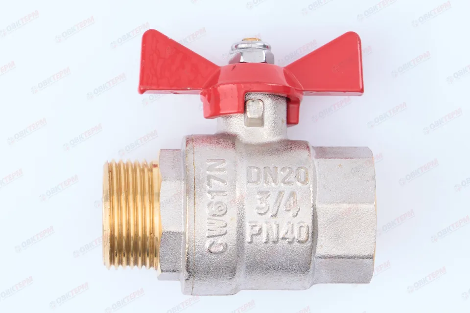 Кран шаровый        Valtec      3/4" ВН     бабочка      (120/10)