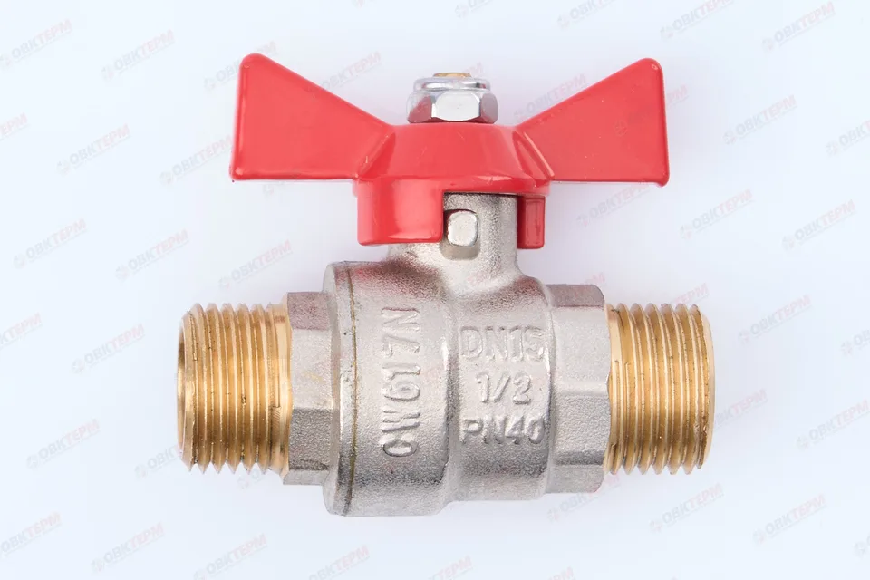Кран шаровый        Valtec      1/2" НН     бабочка       (192/12)