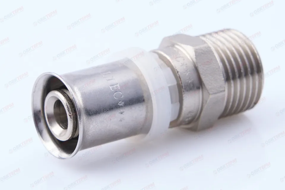 Соединитель  пресс с переходом на нар. р Valtec 16*1/2      (10уп/170ящ)
