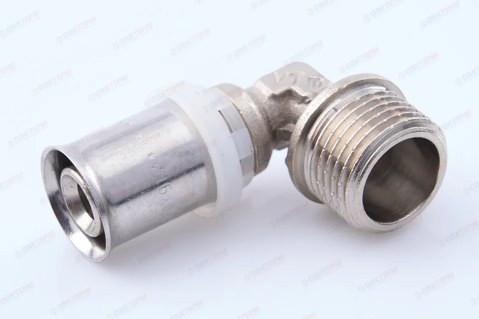 Угольник  пресс с перех. на наруж. р. Valtec 16*1/2     (10уп/150ящ)