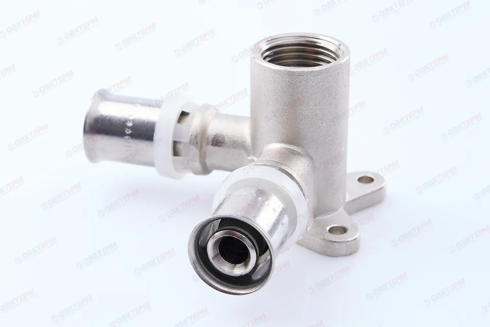 Водорозетка пресс проходная Valtec 16*1/2"         (10уп/30ящ)