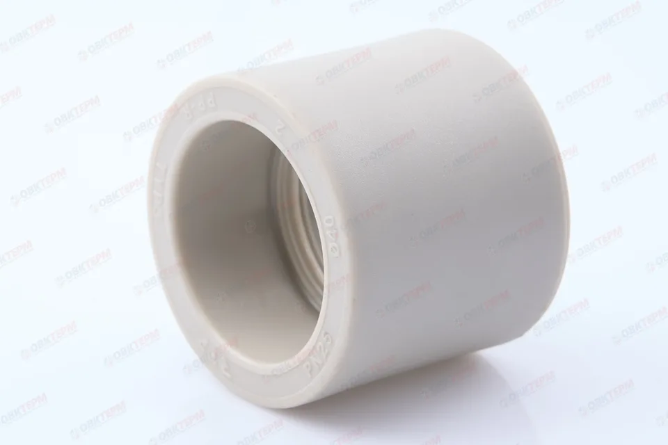 Муфта  40    СЕРАЯ PP-R    (RTP)    (140/20)