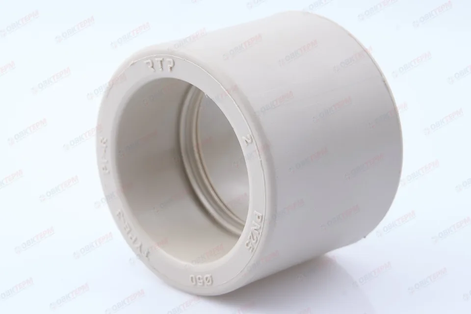 Муфта  50    СЕРАЯ PP-R    (RTP)    (100/10)