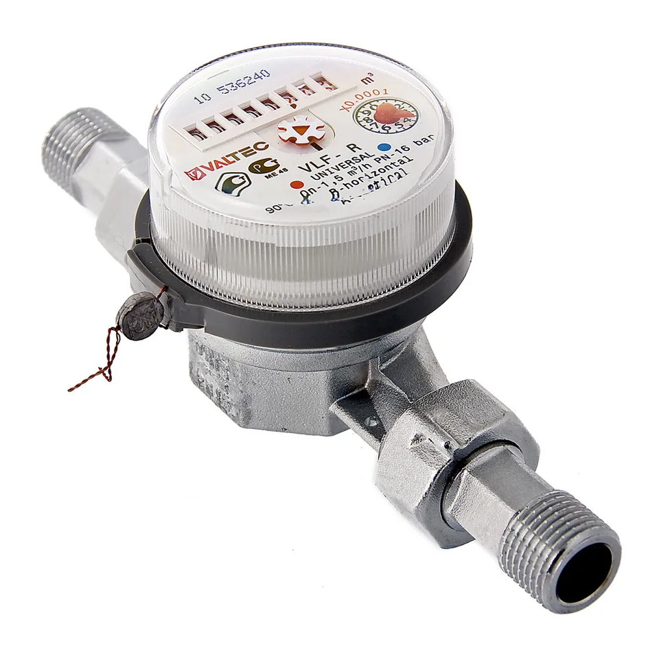 Водосчетчик универсальный Valtec  +90С  3/4",  105мм