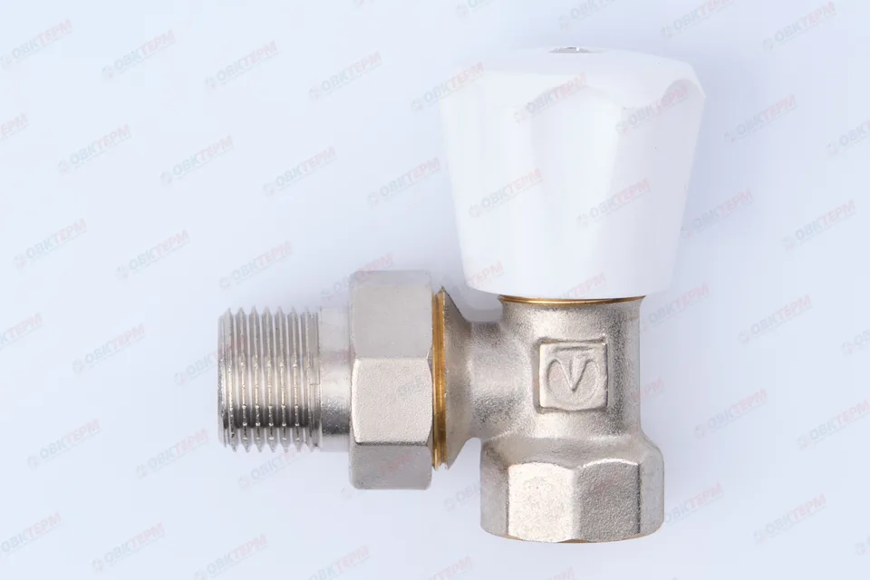 Кран рад.      Valtec Клапан ручной  для радиатора угл.1/2"  (компактный)      (120/8)