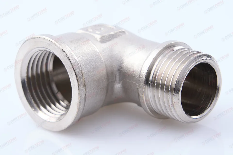 Угол     1/2" вн      никель (Valtec)   (120ящ/10шт)