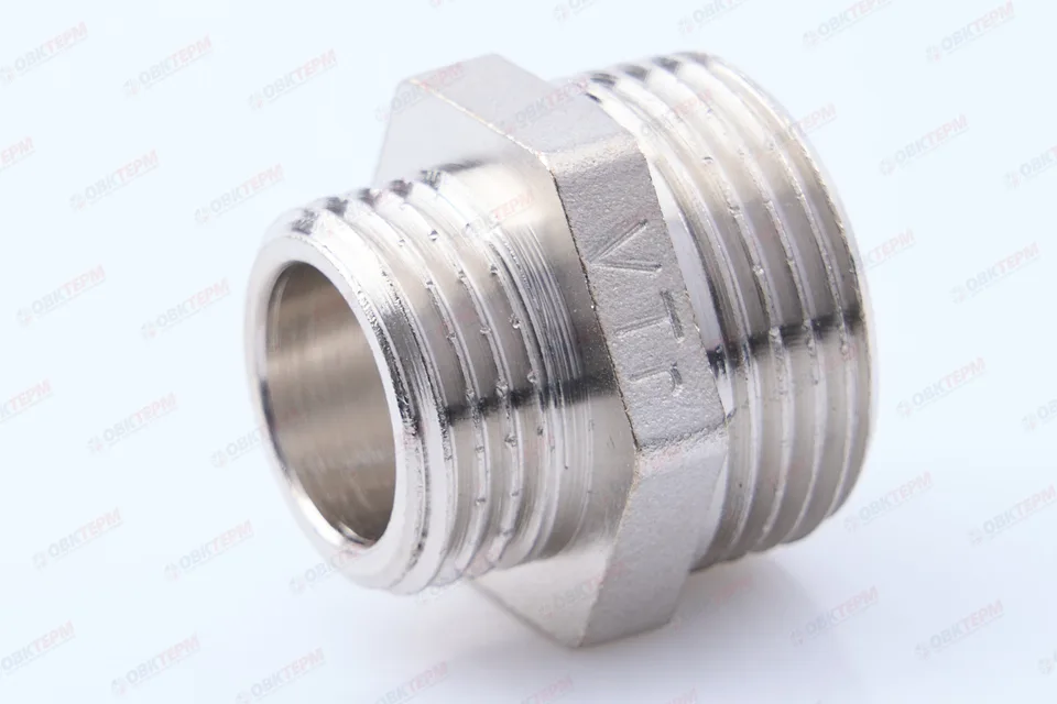 Ниппель      3/4" н  -  1/2" н  никель   (Valtec)   (220ящ/10шт)