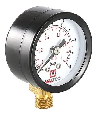 Манометр Ду 63 низ 1/4" 0-16 бар TM-310P (Valtec)
