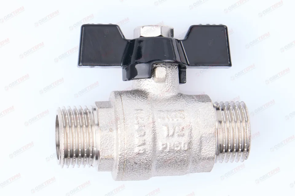 Кран шаровый     TIM      1/2" НН   бабочка   (20шт/80ящ)