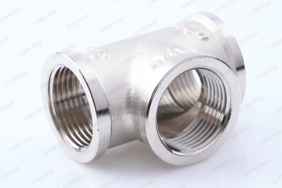 Тройник     3/4" ввв      никель   (Valtec)   (50ящ/10шт)
