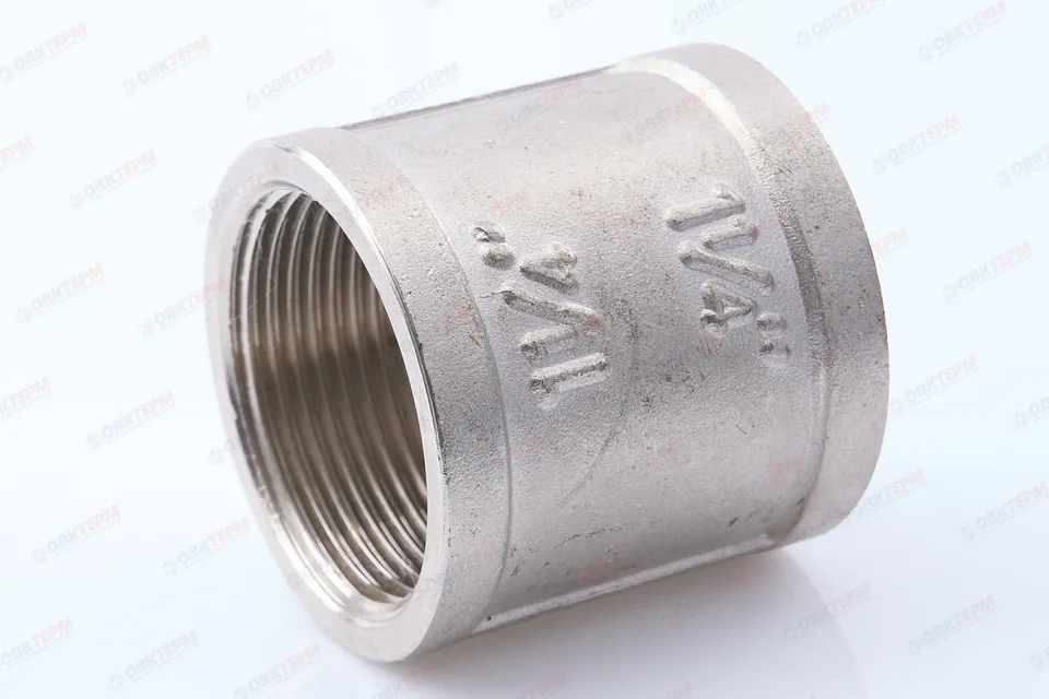 Муфта 1 1/4" никель (Valtec)