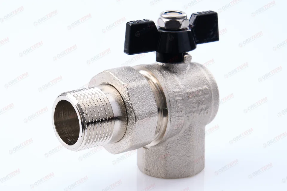 Кран шаровый с американкой TIM 3/4" угловой (11шт/44ящ)