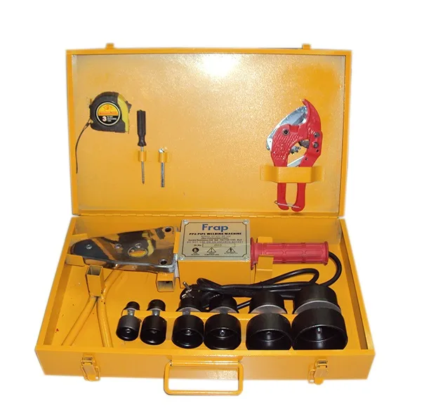 Паяльник FRAP  1500W  насадки 20-63  F823   (4 шт)   метал кейс