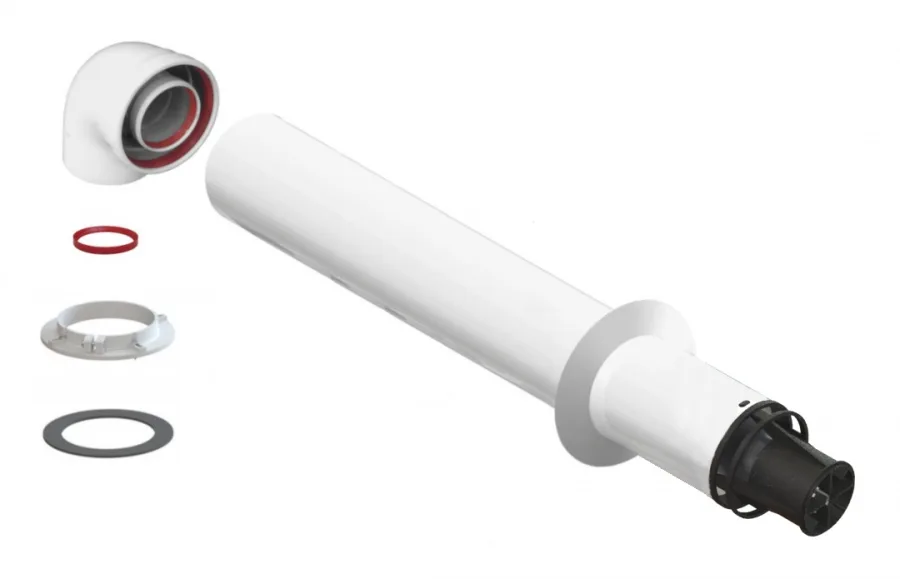 Коаксиальная труба с наконечником 100/60 0,75м Bosch/ELECTROLUX/ROYAL THERMO//ROCTERM/NAVIEN