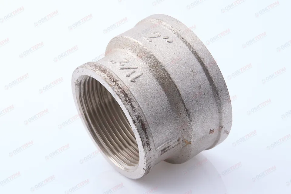 Муфта    2"в  -1 1/2"в        никель   (Valtec)   (/5шт)