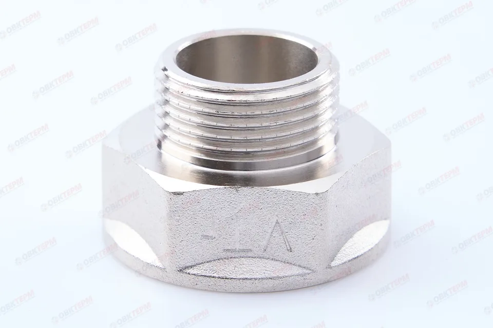 Переходник    1" в  -  3/4" н          никель  (Valtec)   (130ящ/10шт)