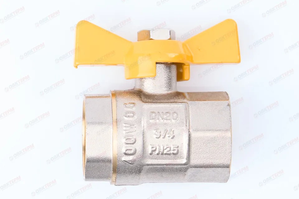 Кран шаровый     ТСМ      3/4" ВВ  бабочка  ГАЗОВЫЙ      (160/16)