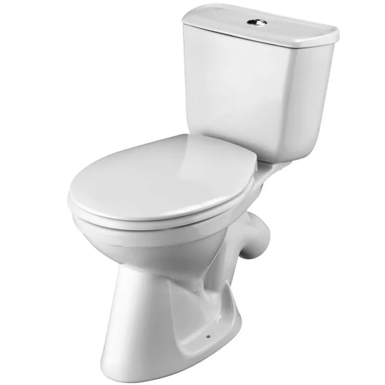 Унитаз-компакт SANTEK Бриз (косой выпуск, 1 режим, крышка ПП,ниж.подкл.) Ш390*В706*Г671