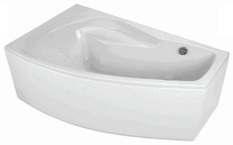 Ванна акрилловая асим Майорка 160*95 XL бел  Лв           SANTEK